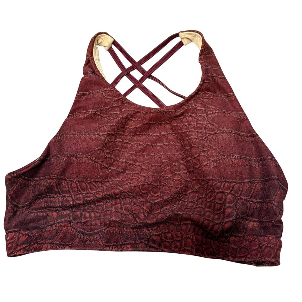 Niyama Sol bra sz S/M open back criss cross lightweight supportive